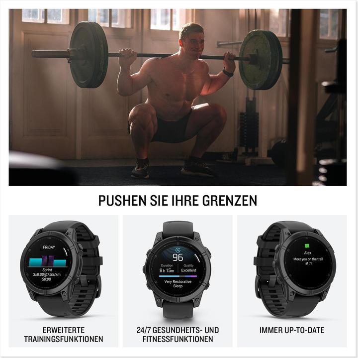 Actual product image Garmin fenix E (47 mm)