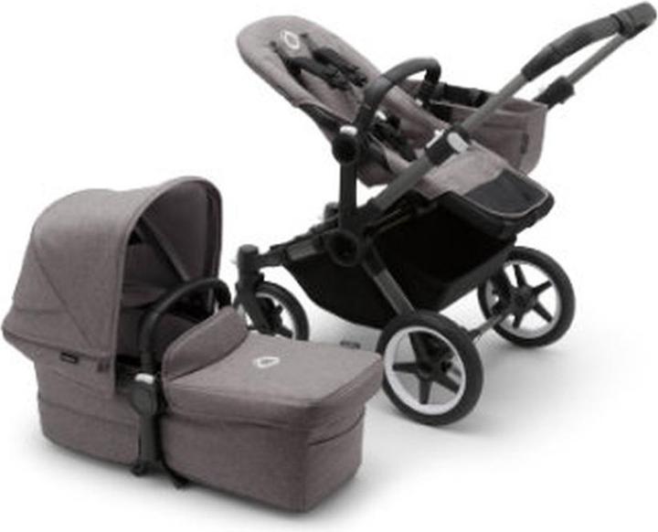 Image du produit Bugaboo Donkey 5 Mono, Gris chiné/Gris chiné/Graphite