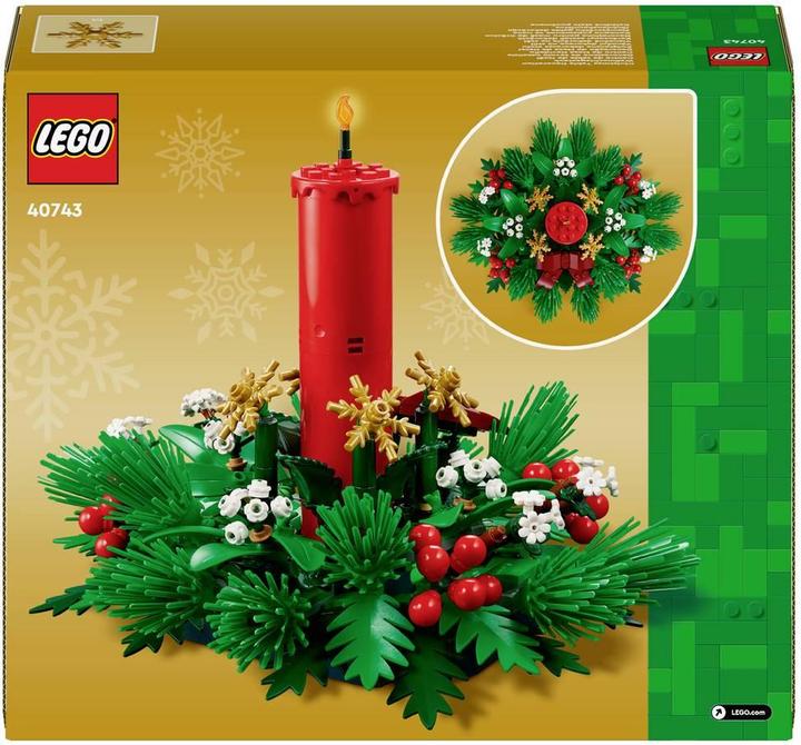Produktbild LEGO Weihnachtsgesteck, Spielzeug für Mädchen und Jungen, DIY Set (40743, LEGO Icons)