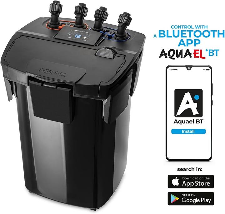 Immagine prodotto Aquael Hypermax 4500 BT (1500 l, Filtri esterni, Acqua dolce, Acqua salata)
