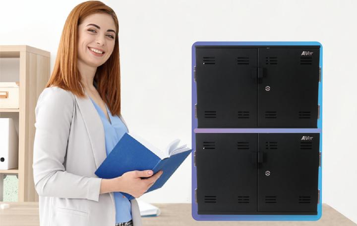 Image du produit AVerMedia L'armoire de recharge intelligente X12 prend en charge jusqu'à 12 appareils Ordinateurs portables
