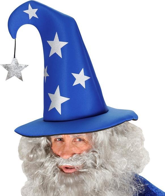 Produktbild Widmann Zauberer Hut blau mit Sternen