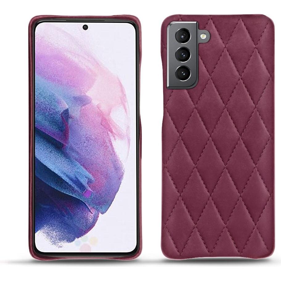 Noreve Lederschutzhülle (Samsung Galaxy S21+), Smartphone Hülle, Violett