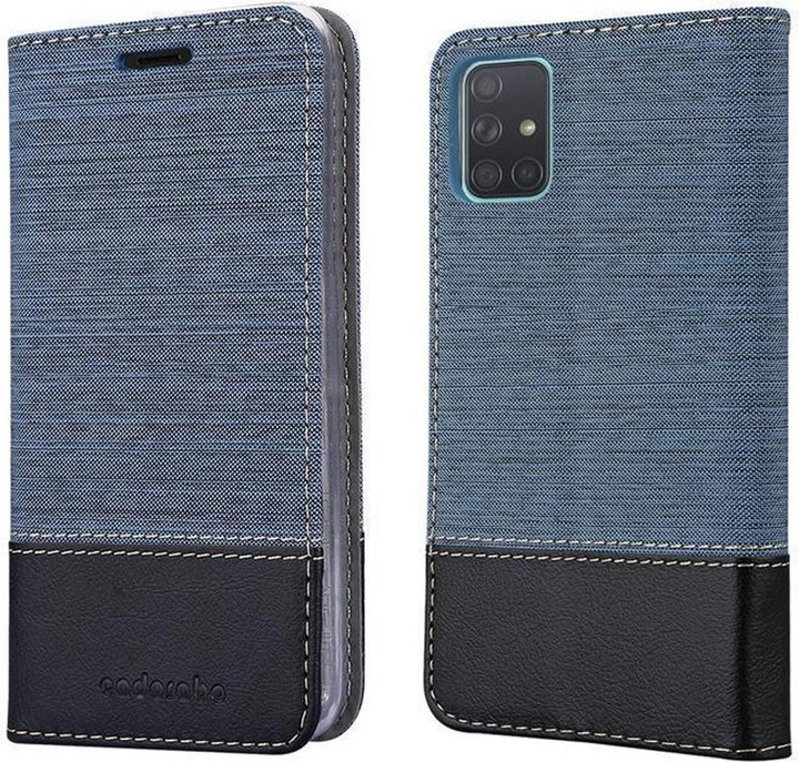 Produktbild Cadorabo Book Jeans Optik Cover (Samsung Galaxy A71 5G)