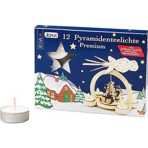 Saico Pyramid candles set of 12 = 1 piece PK7016 123812P - Galaxus