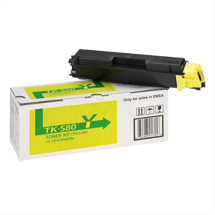 Actual product image Kyocera Tk-580y (Y)