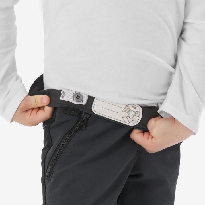 Image du produit Quechua Pantalon softshell de randonnée enfant 2-6 ans, MH900 noir (122)