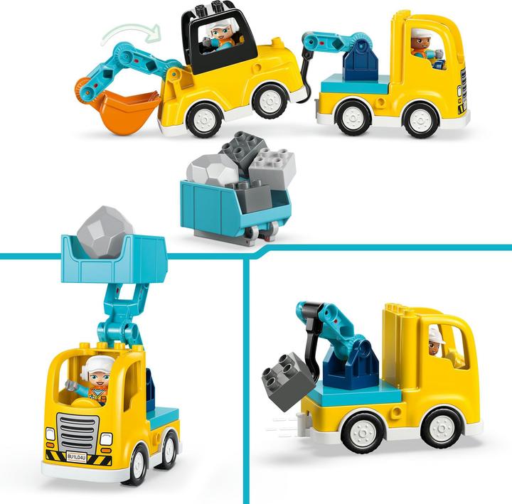 Actual product image LEGO Baufahrzeuge – 3-in-1-Set (10475)