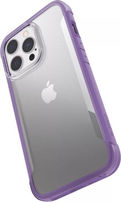Actual product image Raptic iPhone 13 Pro - /X-Doria Terrain - Impact Case, mit violettem Rahmen (Apple iPhone 13 Pro)