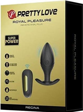 Actual product image Pretty Love Regina Vibrating Butt Plug