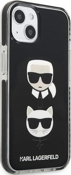 Produktbild Karl Lagerfeld KLHCP13MTPE2TK iPhone 13 6,1" hardcase czarny/black Karl&Choupette Head (Apple iPhone 13)