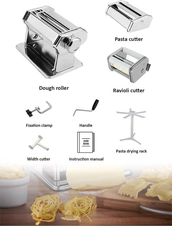Immagine prodotto Mztogr Macchina per la pasta con accessori