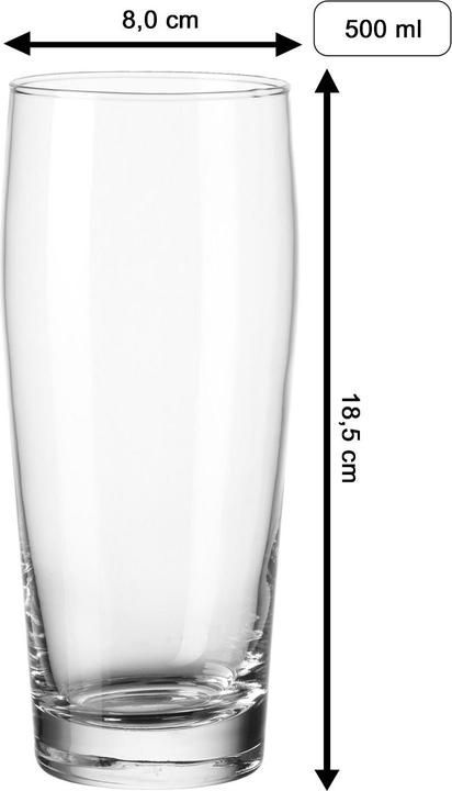 Produktbild Luxentu Willi Becher / Bierglas mit Gravur 50. Jubiläum (0.50 l, 1 x)