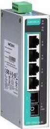 Image du produit Moxa EDS-205A-M-SC-T - Commutateur Ethernet non géré avec 4 ports 10/100BaseT(X) (5 ports)