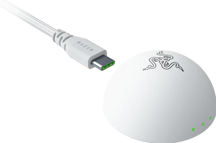 Actual product image Razer Deathadder V4 Pro Mouse White (Wireless)
