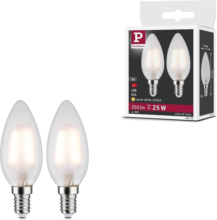 Actual product image Paulmann Candle set of 2 (E14, 250 lm, 2x)