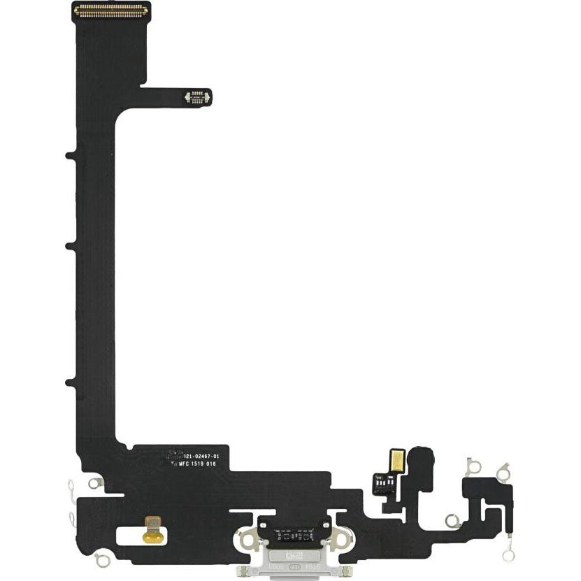 OEM Dock Lightning Flex per iPhone 11 Pro Max argento (Apple iPhone 11 Pro Max), Pezzi di ricambio per dispositivi mobili, Argento