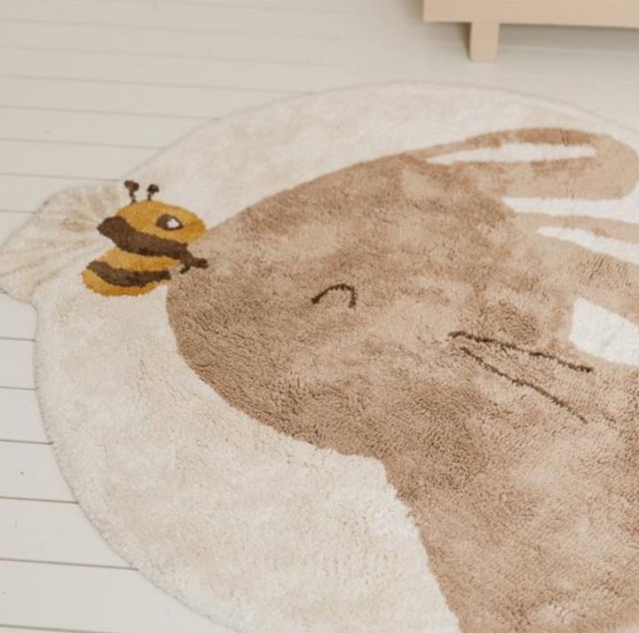 Actual product image Little Dutch Carpet Bunny - diam. 110 cm Anti Slip