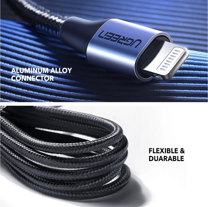 Produktbild Ugreen Lightning – USB C (2 m, USB 2.0)