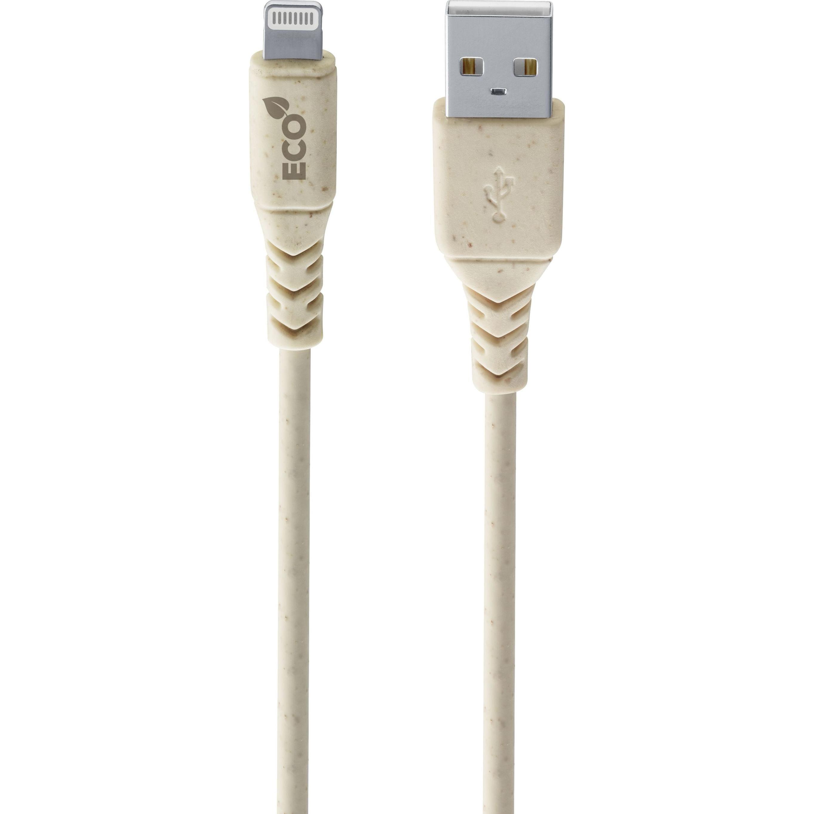 Cellularline Become Eco Cable 120cm - USB to Lightning (1.20 m, USB 3.0), Cavo USB
