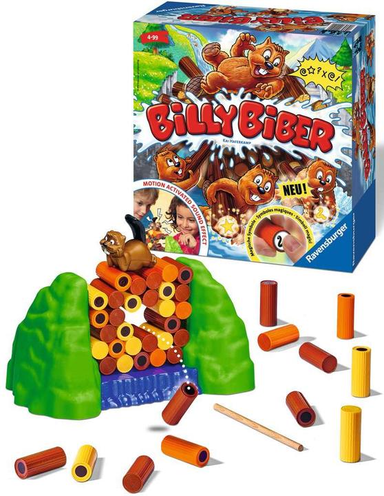 Actual product image Ravensburger Billy Beaver (Italian, French, German)