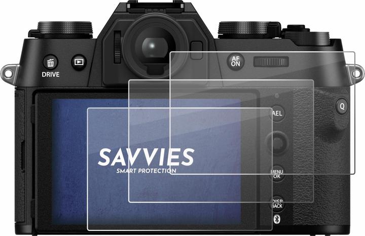 Actual product image Savvies 3x Smart Glass - 9H Hybrid Glass Screen Protector for Fujifilm X-T50