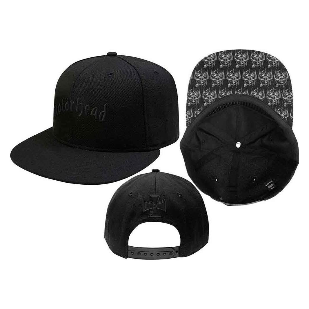 Motorhead, Cap, Logo & Warpig Snapback Cap, Schwarz