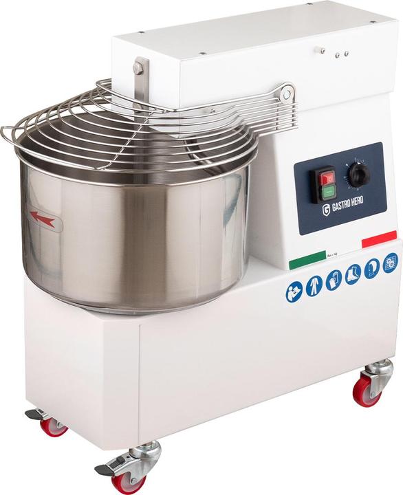 Immagine prodotto Gastro Hero Impastatrice a spirale PROFI V con rulli - testa fissa (750 W)