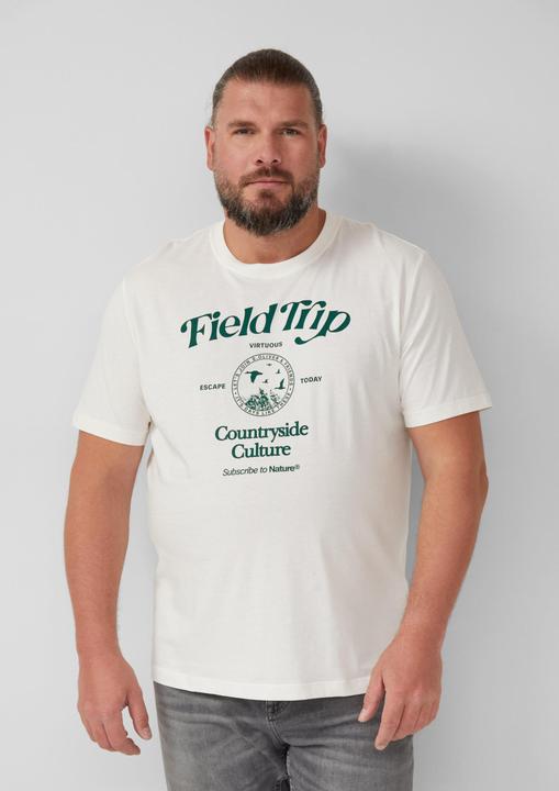 Produktbild S.Oliver T-Shirt Baumwoll-T-Shirt mit Frontprint (4XL)