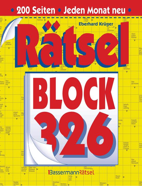 Produktbild Rätselblock 326 (Deutsch, Eberhard Krüger, 2025)