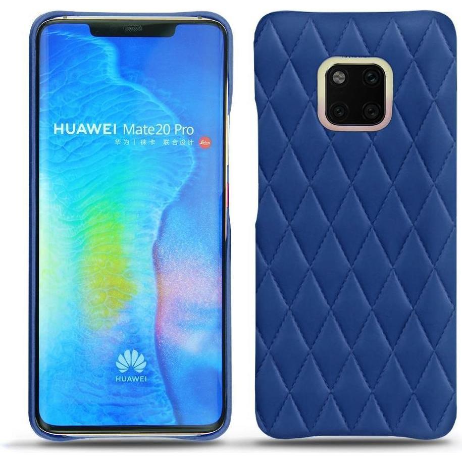 Noreve Lederschutzhülle (Huawei Mate 20 Pro), Smartphone Hülle, Blau