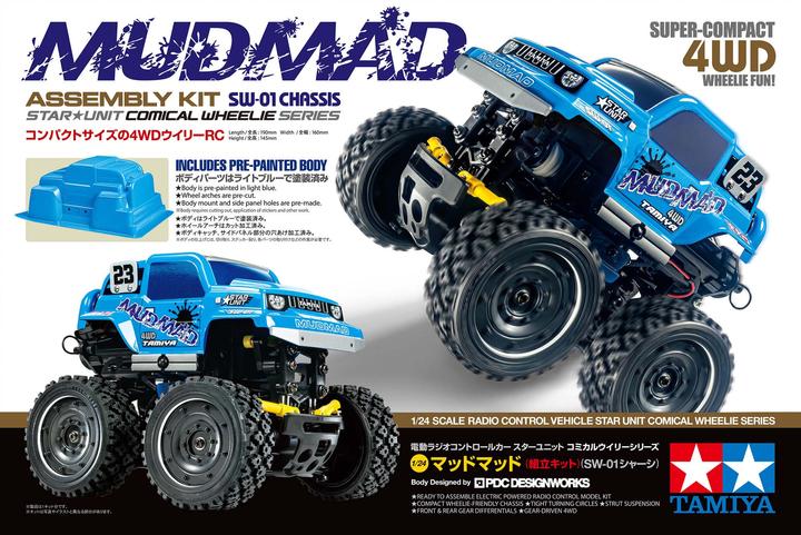 Produktbild Tamiya RC Modellauto 1:24 MudMad SW 01 (Kit)