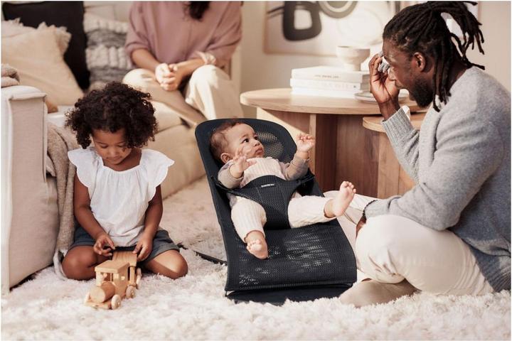 Actual product image BabyBjörn Bouncer Bliss sitter, Black, mesh