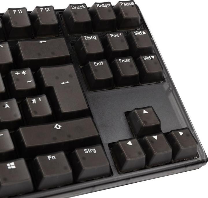 Actual product image Ducky One 3 Aura Black TKL Gaming Keyboard, RGB LED - Kailh Jellyfish Y (DE, Cable)