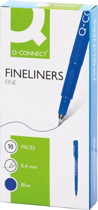 Actual product image Q-Connect Fineliner (Blue, 1 x)