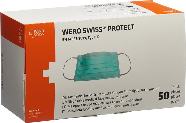 Wero Swiss Masque d'hygiène protect (Type IIR, 50 x)