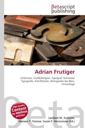 Actual product image Adrian Frutiger (2010)