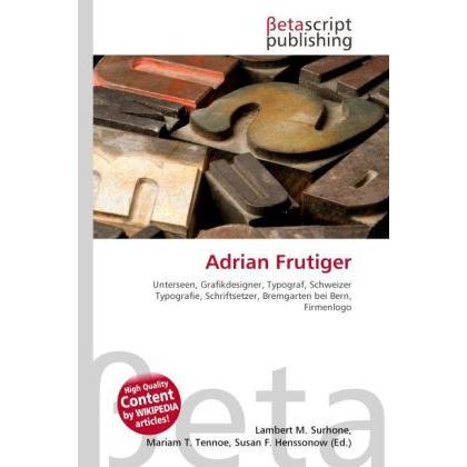 Adrian Frutiger, Ratgeber