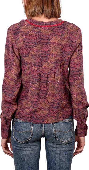Immagine prodotto Scotch & Soda Popover Blouse Stand Collar Feather Bordeaux (M)