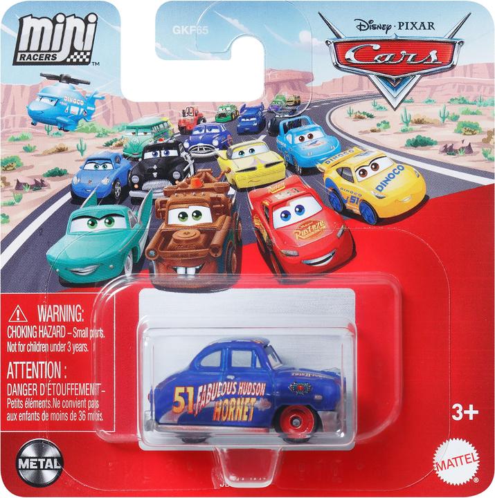 Actual product image Mattel Disney Pixar Cars Mini Racers Fabulous Hudson Horne