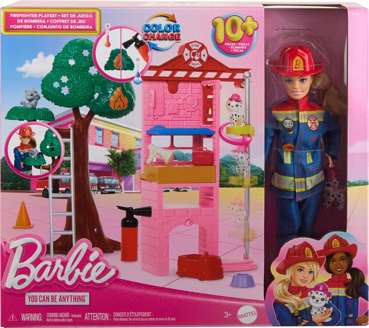 Produktbild Barbie Feuerwehr Spielset