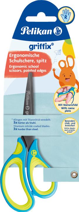 Actual product image Pelikan Scissors griffix pointed (14 cm)