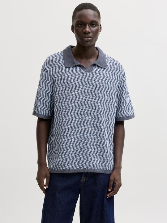Produktbild Jack & Jones Joraiden Knit Split Neck Polo Styd Ss26 (XL)