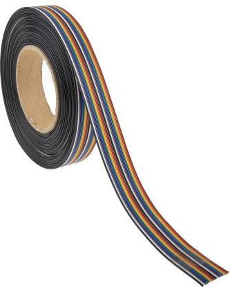 Actual product image RS PRO 20 way 7/0.15 PVC ribbon cable,10m