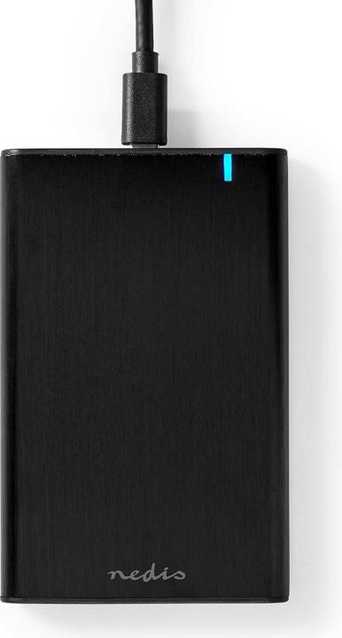 Productafbeelding Nedis Harde schijf behuizing 2,5" | USB 3.2 Gen1 | USB Type-A / USB Type-C™ | Notebook / PC | Aluminium (2.5")