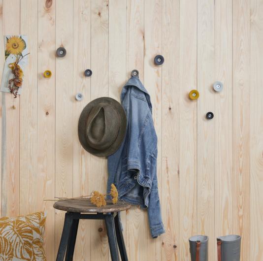 Actual product image Wagner System design yourself coat hook TULIP GH 0314 with 1 hook grey, 1 pc.