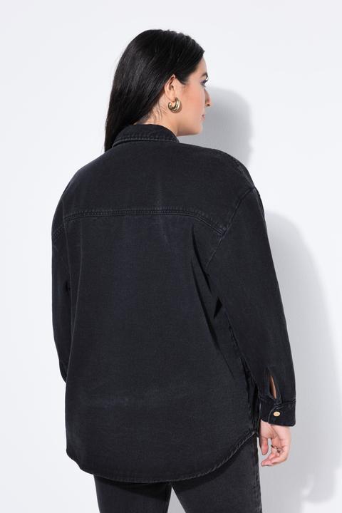 Immagine prodotto Studio Untold Camicia di jeans dal taglio oversize con ricami (58, 60)