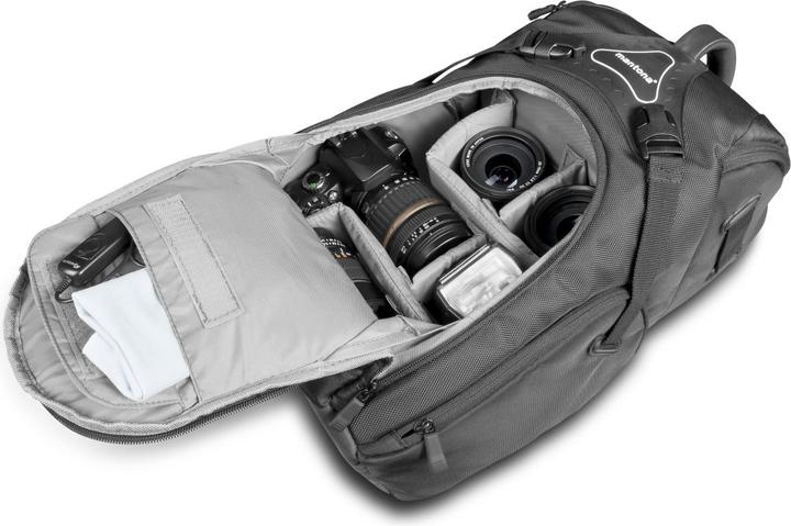 Produktbild mantona Rhodolit, Fotorucksack mit 2 Fächern (Fotorucksack, 27.95 l)