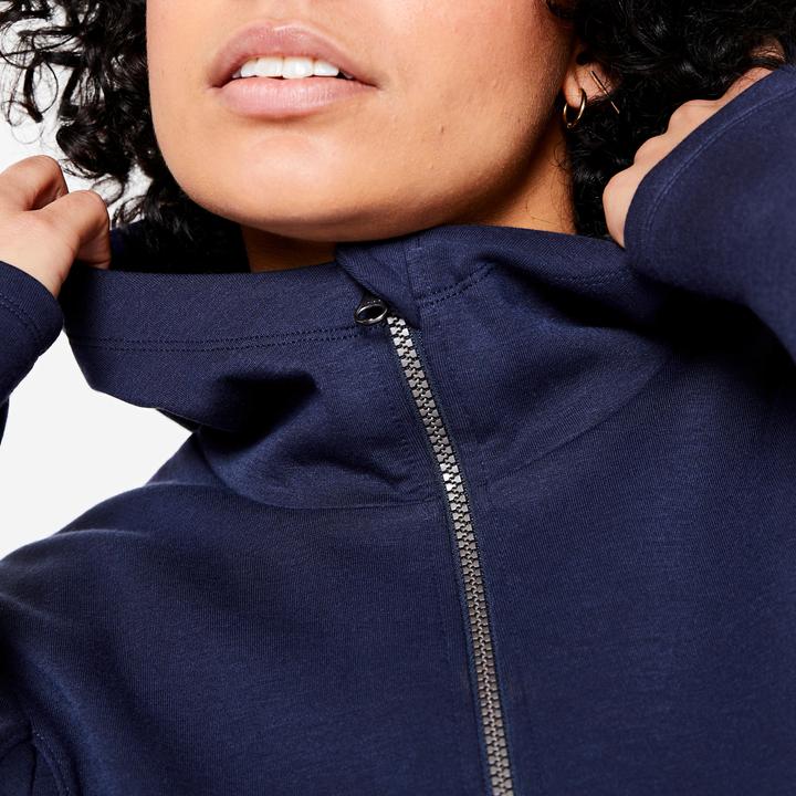 Immagine prodotto Domyos Giacca con cappuccio da donna - blu (XS)