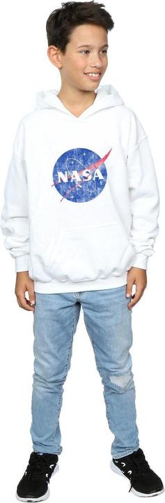 Immagine prodotto Nasa Classic Insignia Logo Distressed Felpa con Cappuccio Ragazzi (140, 146)